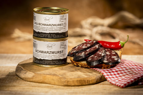 Chili-Schwarzwurst
