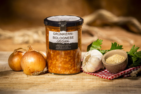 Grünkern-Bolognese