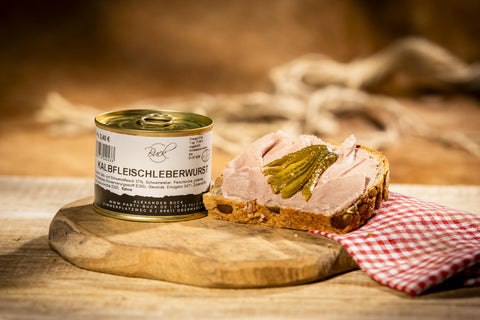 Kalbfleisch-Leberwurst