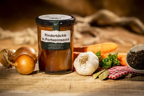 Rinderbäckle geschmort