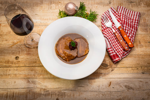 Burgunderbraten vom Rind