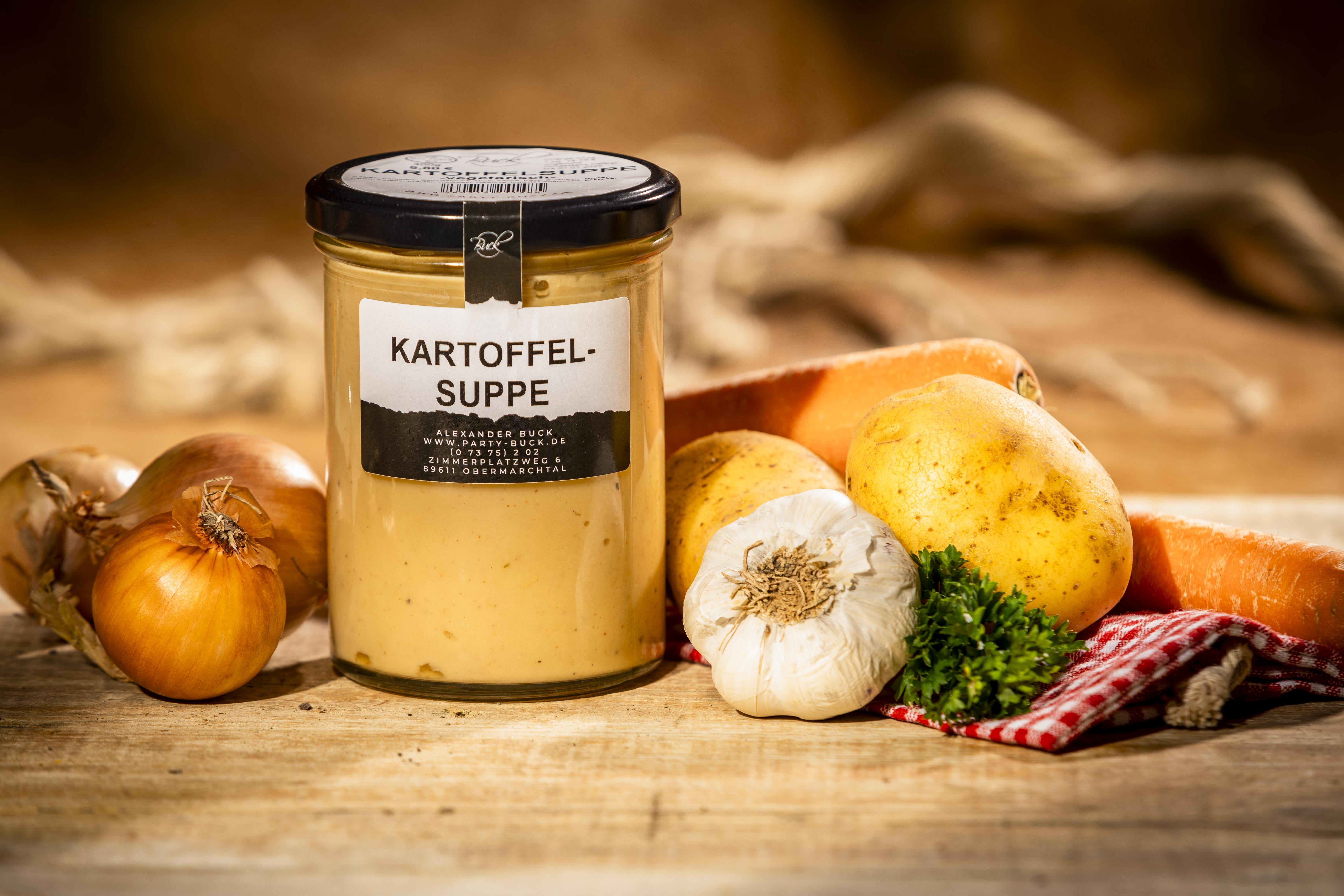 wie lange kann man kartoffelsuppe im kühlschrank aufbewahren Kartoffelsuppe im Glas – Hausgemachter Genuss – Metzgerei Partyservice Alexander Buck