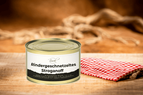 Rindergeschnetzeltes Stroganoff