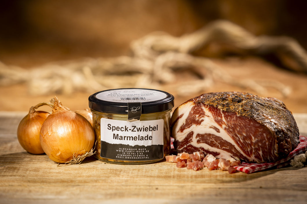 Speck-Zwiebel-Marmelade 220g Glas