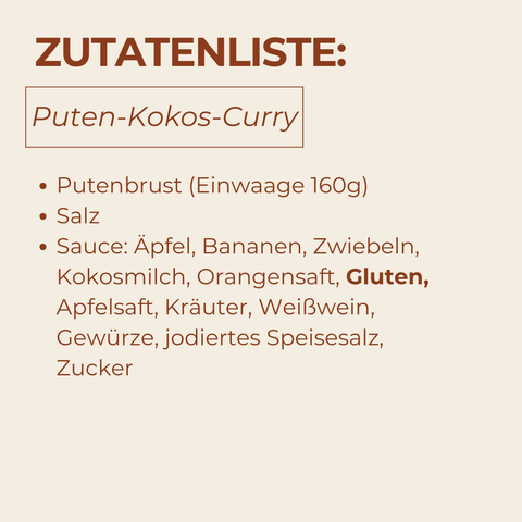 Puten-Kokos-Curry