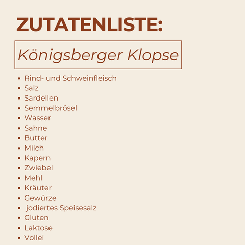 Königsberger Klopse