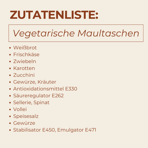 Vegetarische Maultaschen