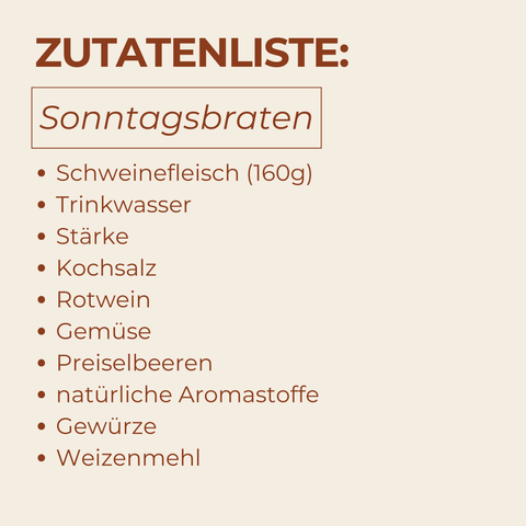 Sonntagsbraten vom Schwein